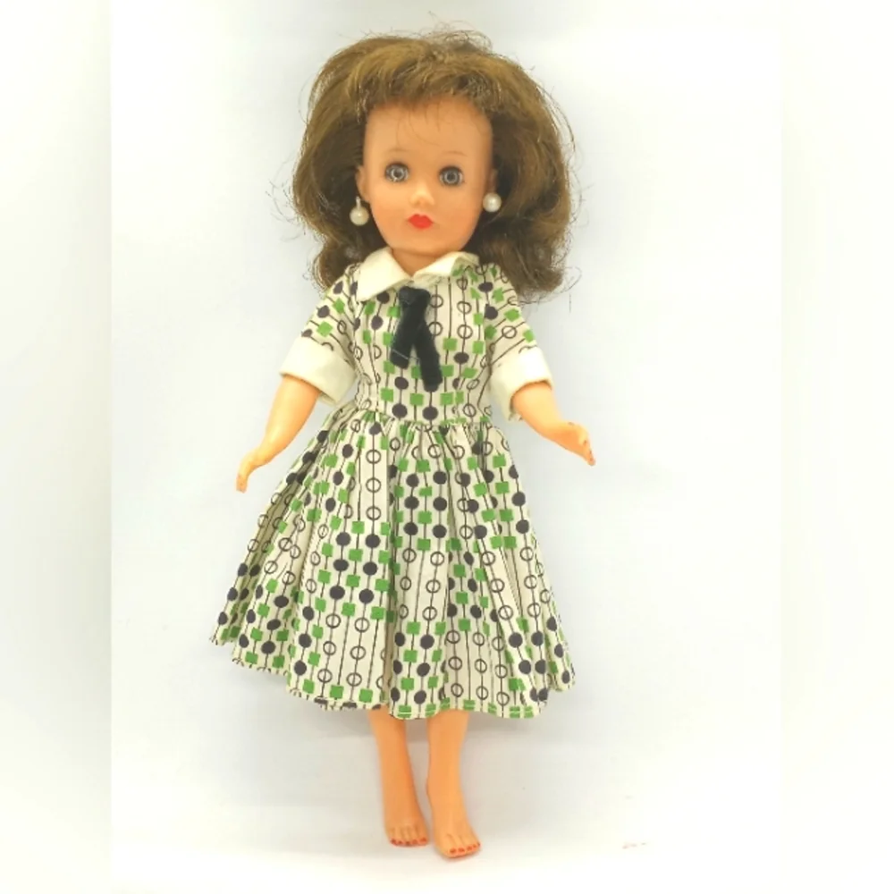 Belle Doll And Toy Corp Little Miss Margie Rare Play Doll Dresses Box Vintage